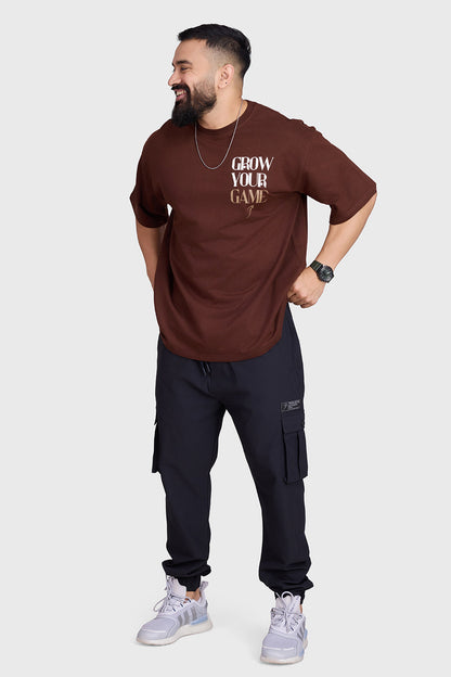 Unisex Grow Oversized T-shirts Coffee