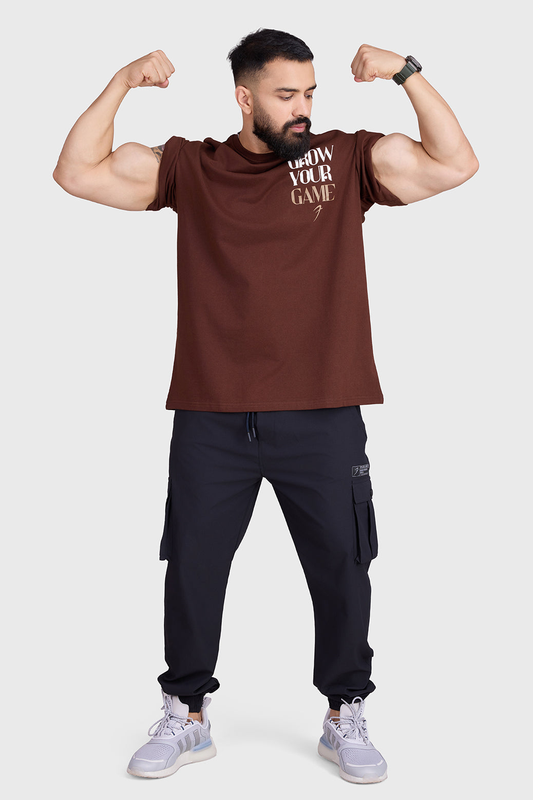 Unisex Grow Oversized T-shirts Coffee