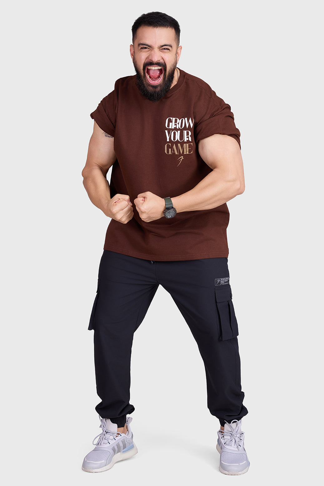 Unisex Grow Oversized T-shirts Coffee