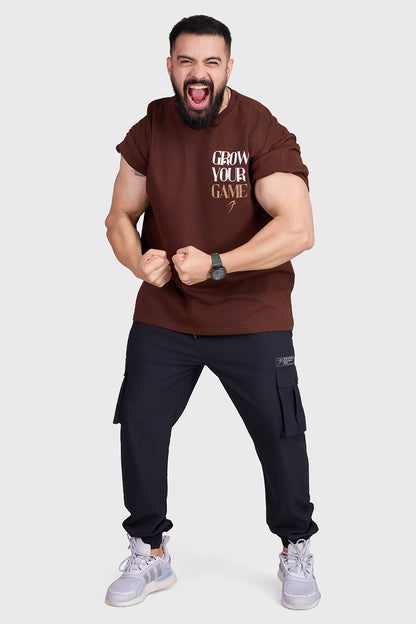 Unisex Grow Oversized T-shirts Coffee