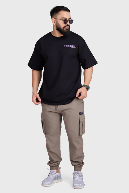 Unisex Rage Oversized T-shirts Black