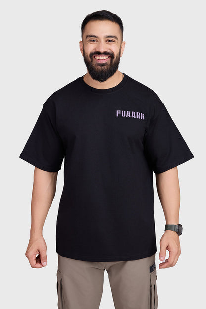 Unisex Rage Oversized T-shirts Black