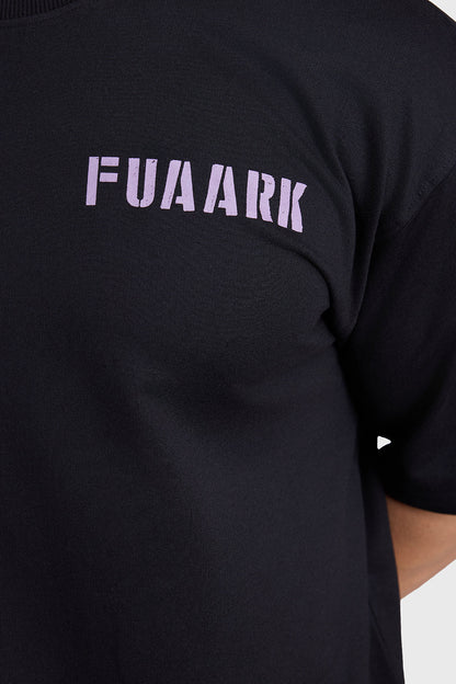 Unisex Rage Oversized T-shirts Black