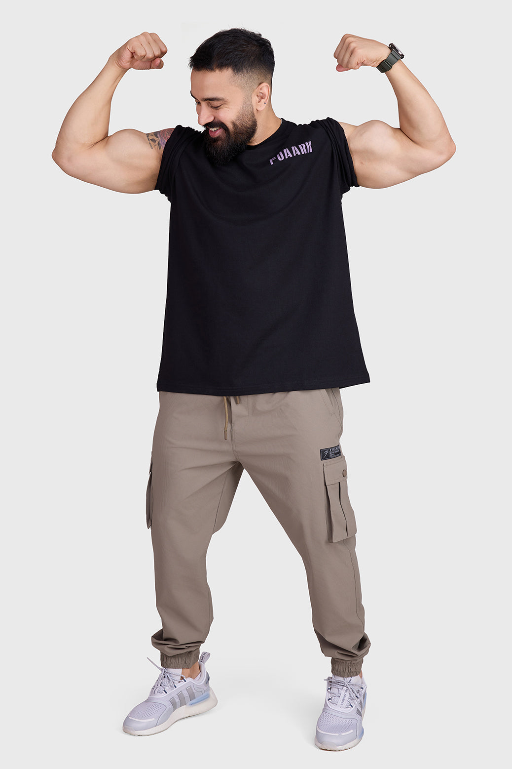 Unisex Rage Oversized T-shirts Black