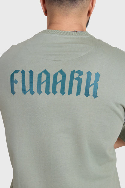 Unisex Regime Oversized T-shirts Sage Green