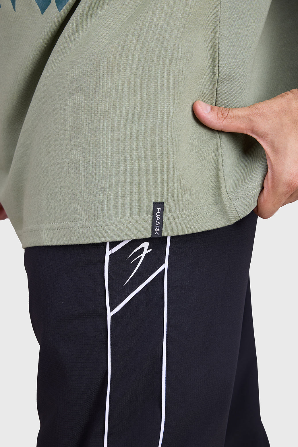 Unisex Regime Oversized T-shirts Sage Green