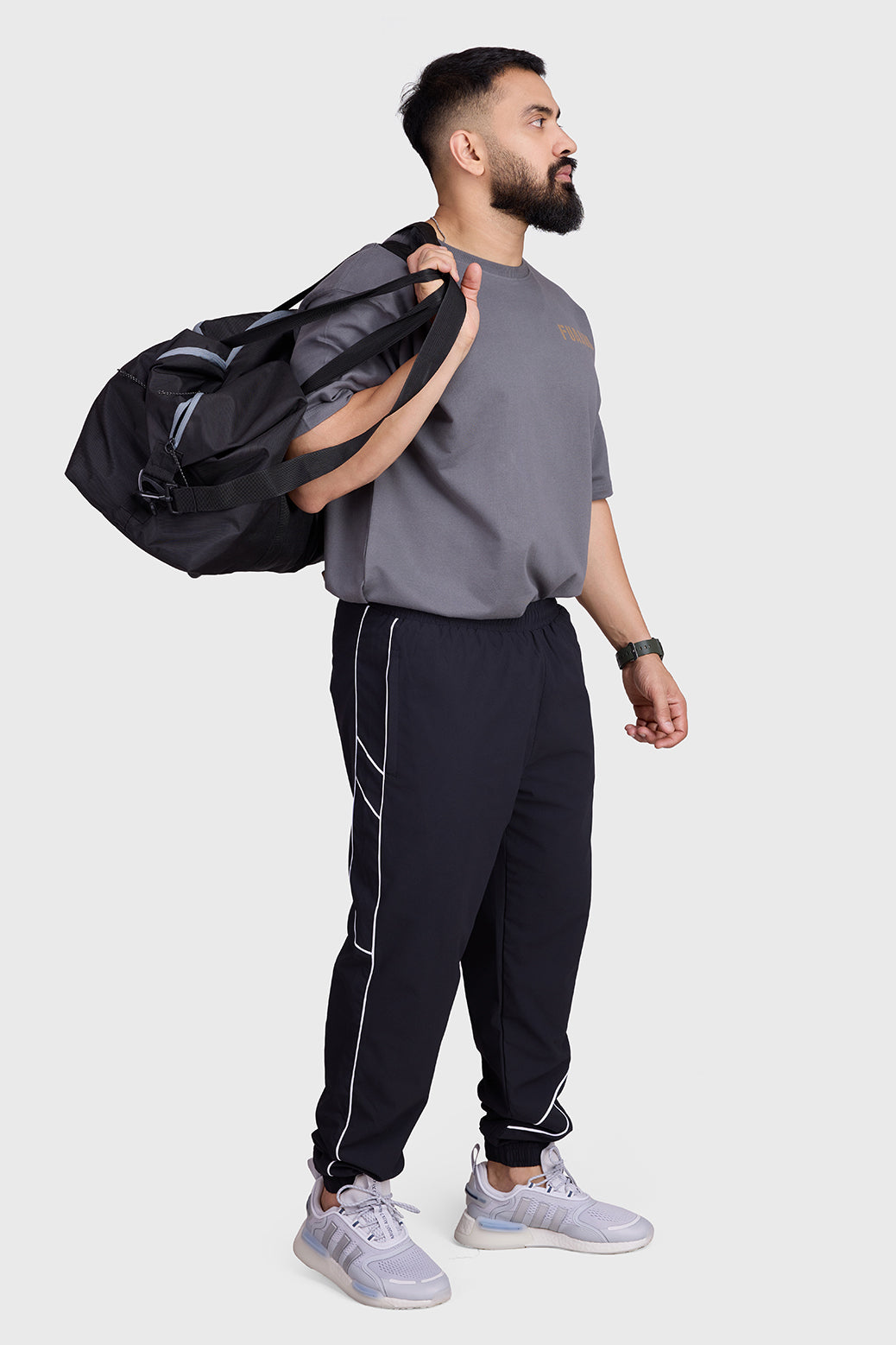 Rage Oversized T-shirts Charcoal