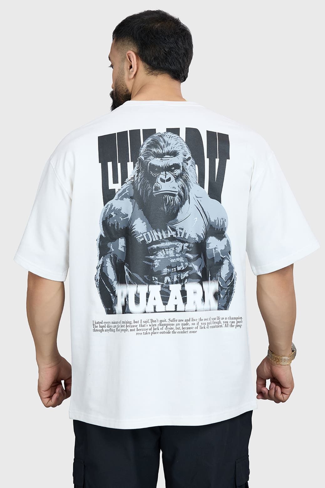 Gorilla Oversized T-shirt White
