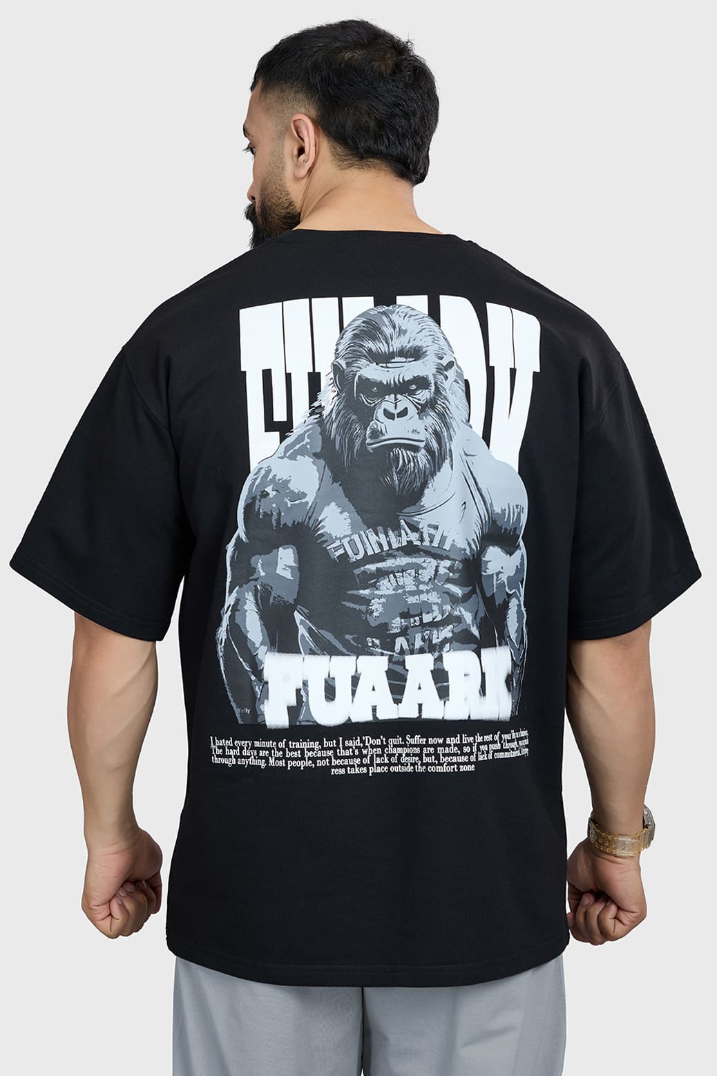 Gorilla Oversized T-shirt Black