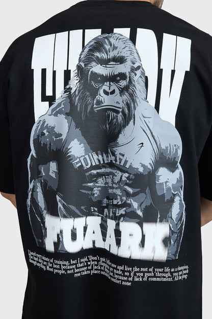Gorilla Oversized T-shirt Black
