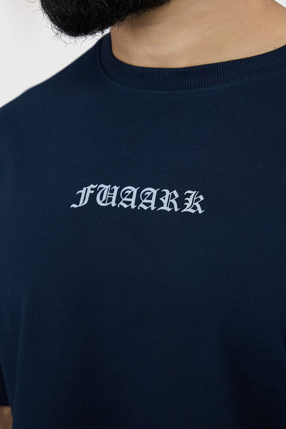 Sword Oversized T-shirt Navy