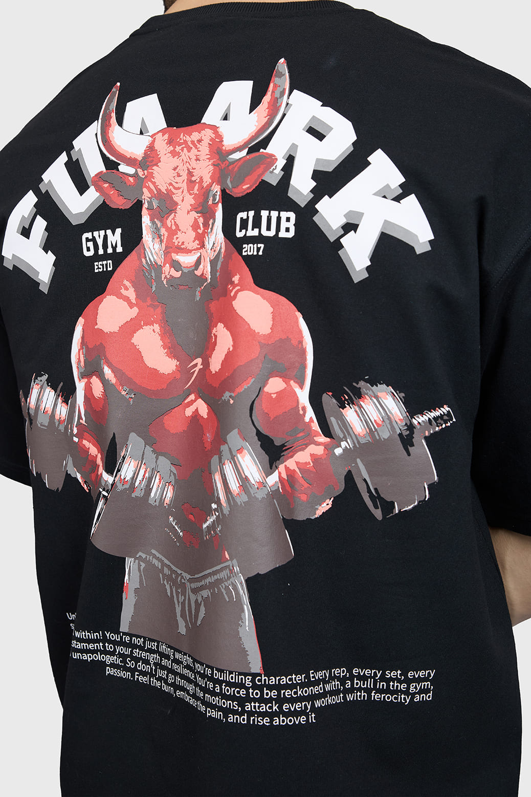 Bull Oversized T-shirt Black