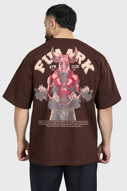 Bull Oversized T-shirt Coffee
