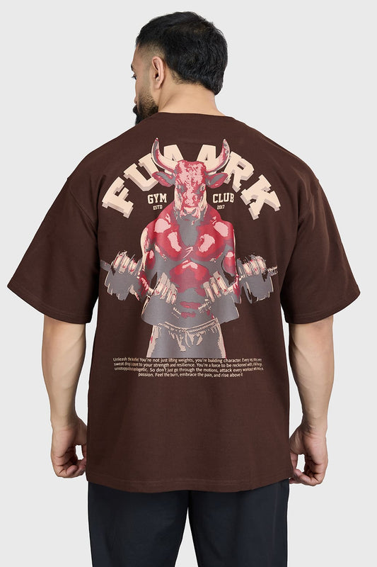 Bull Oversized T-shirt Coffee