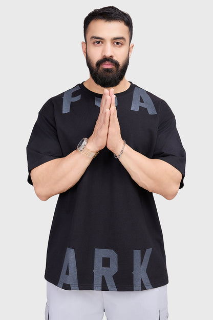 Refined Oversized T-shirt Black