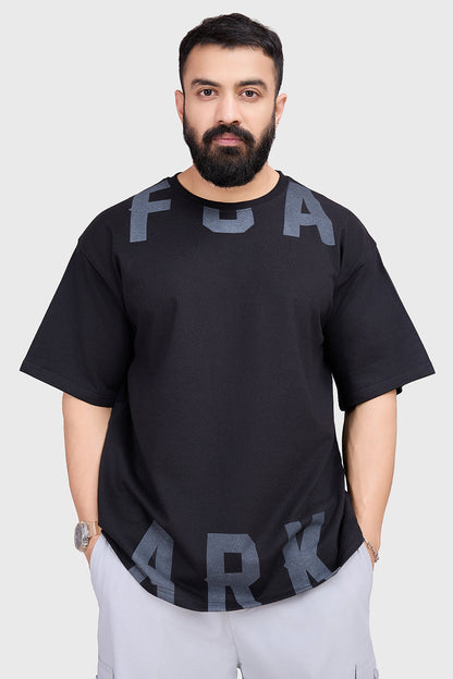 Refined Oversized T-shirt Black