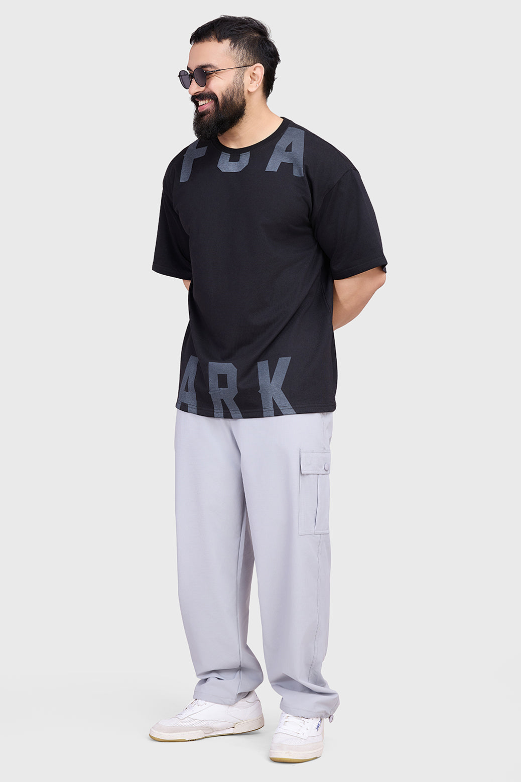 Refined Oversized T-shirt Black