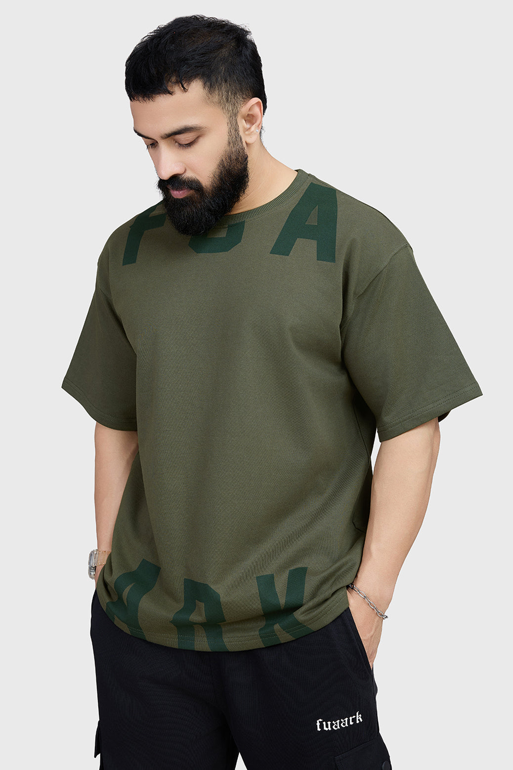Refined Oversized T-shirt Olive
