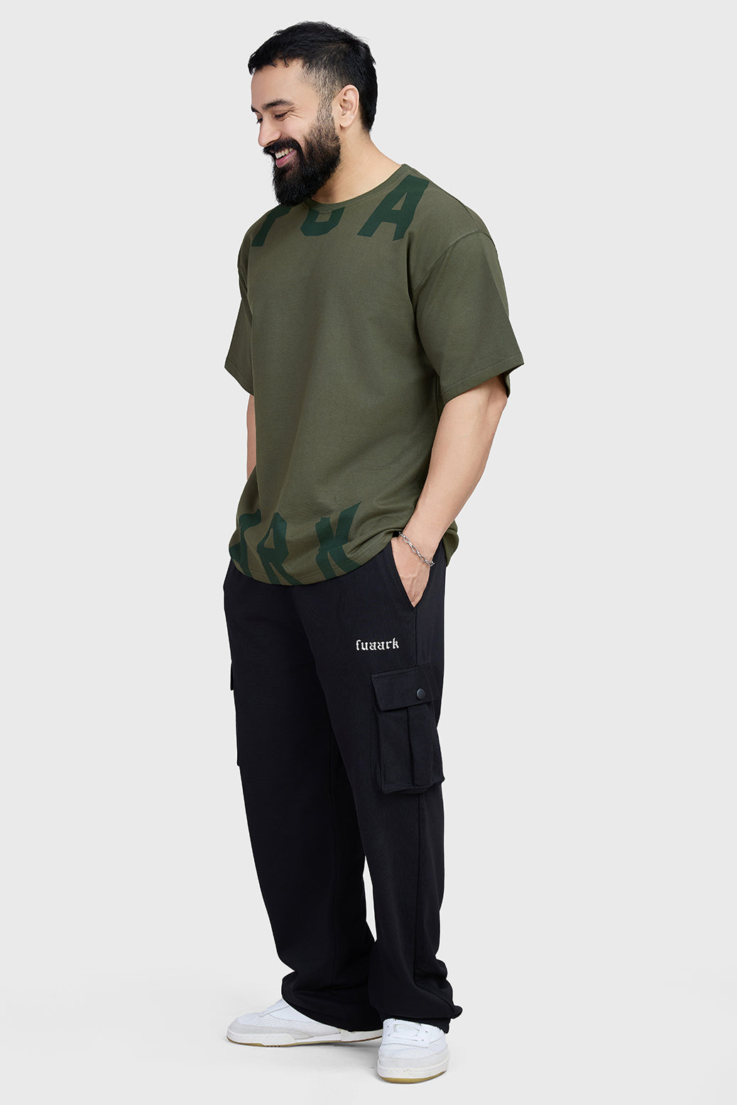 Refined Oversized T-shirt Olive