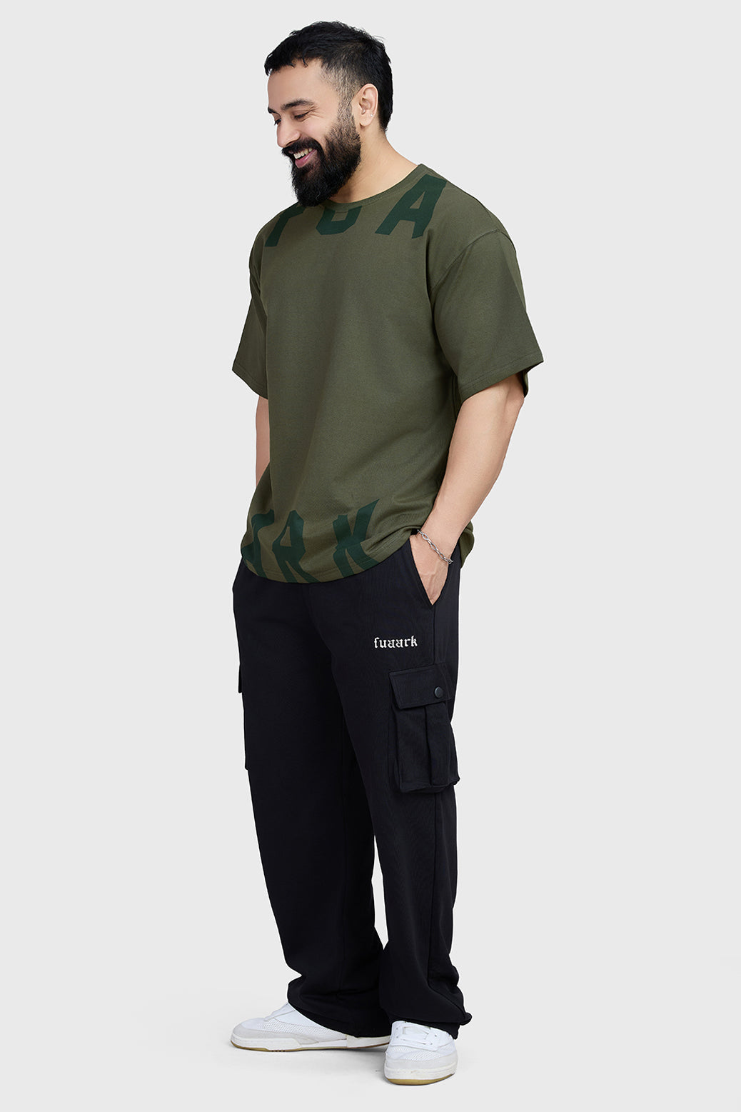 Refined Oversized T-shirt Olive
