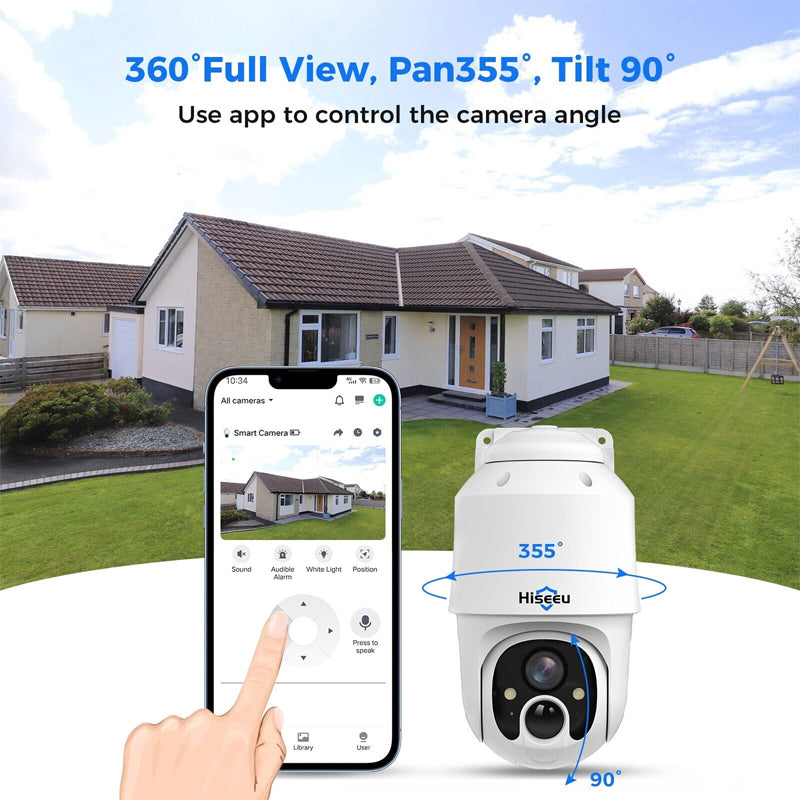 Outdoor waterproof security camera