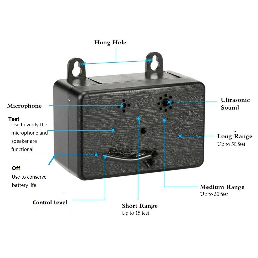 Ultrasonic Anti-Bark Dog Silencer