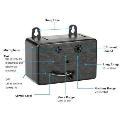 Ultrasonic Anti-Bark Dog Silencer