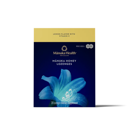 Manuka Honey Lemon Lozenges with Vitamin C NZ
