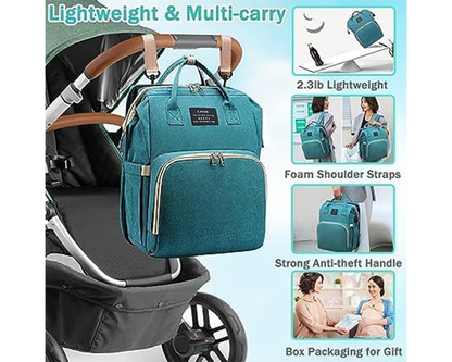 5 in 1 nappy bag black