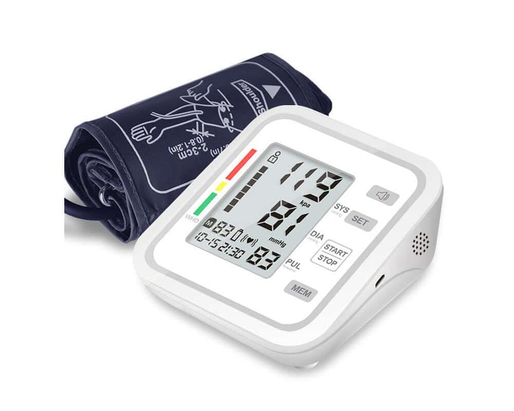 Blood pressure monitor with cuff