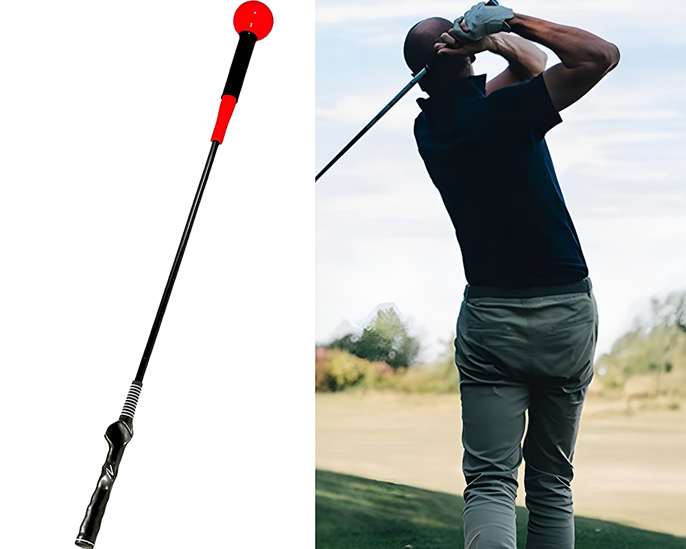 Golf Swing Trainer – Red Golf Swing Trainer for Power & Accuracy