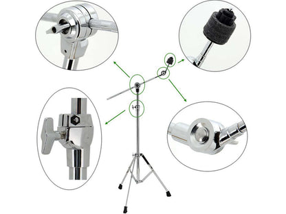 Cymbal stand with boom arm