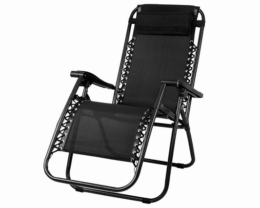 Camping Chair Zero Gravity Reclining Outdoor Garden Beach Chair