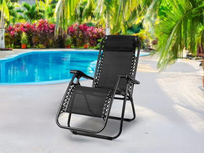 Camping Chair Zero Gravity Reclining Outdoor Garden Beach Chair