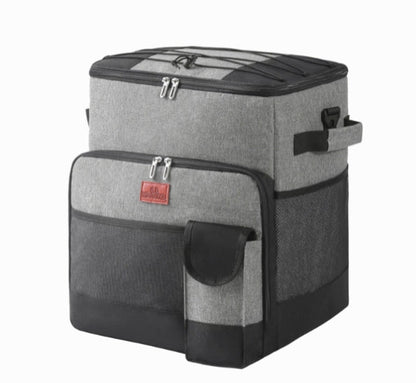 Big Picnic Bag Insulation Bag Large Meal Container Lunch Bag with Strip