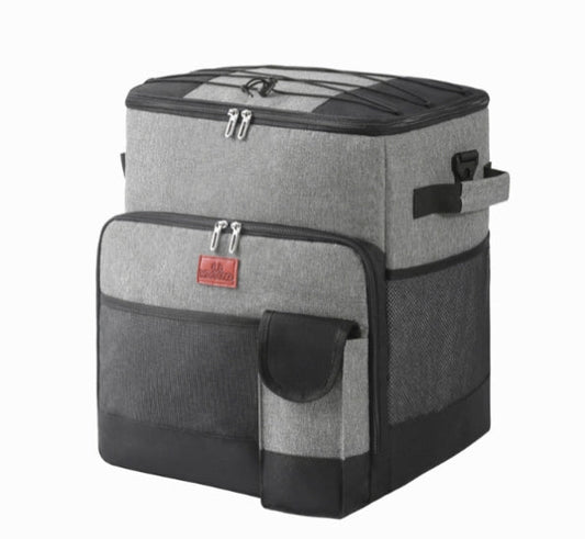 Big Picnic Bag Insulation Bag Large Meal Container Lunch Bag with Strip