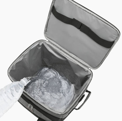 Big Picnic Bag Insulation Bag Large Meal Container Lunch Bag with Strip