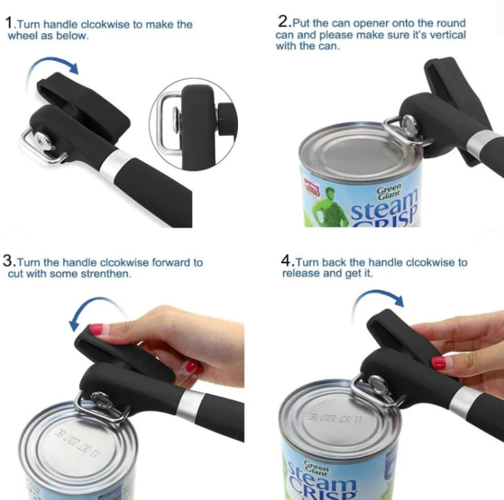 Safe Cut Can Opener Smooth Edge Can Opener