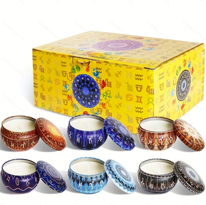 Scented Candle Sets,12 Pack Aromatherapy Candles,Jar Candle Sets