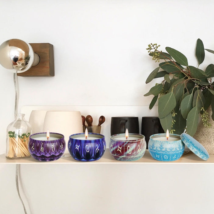 Scented Candle Sets,12 Pack Aromatherapy Candles,Jar Candle Sets