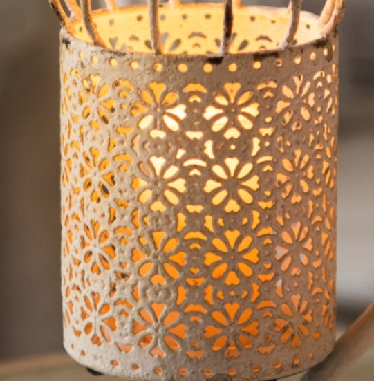 Retro Iron Birdcage Candle Holder Metal Hanging