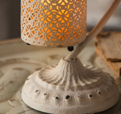 Retro Iron Birdcage Candle Holder Metal Hanging