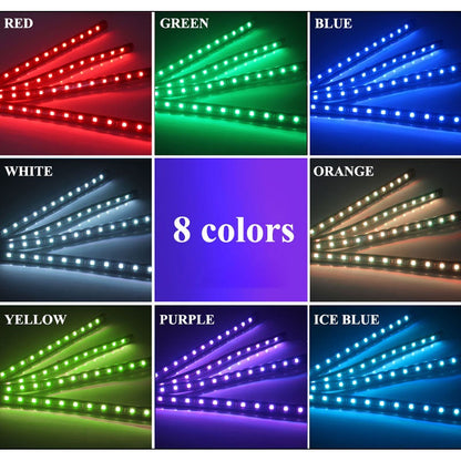 Car LED Lights RGB Voice Remote