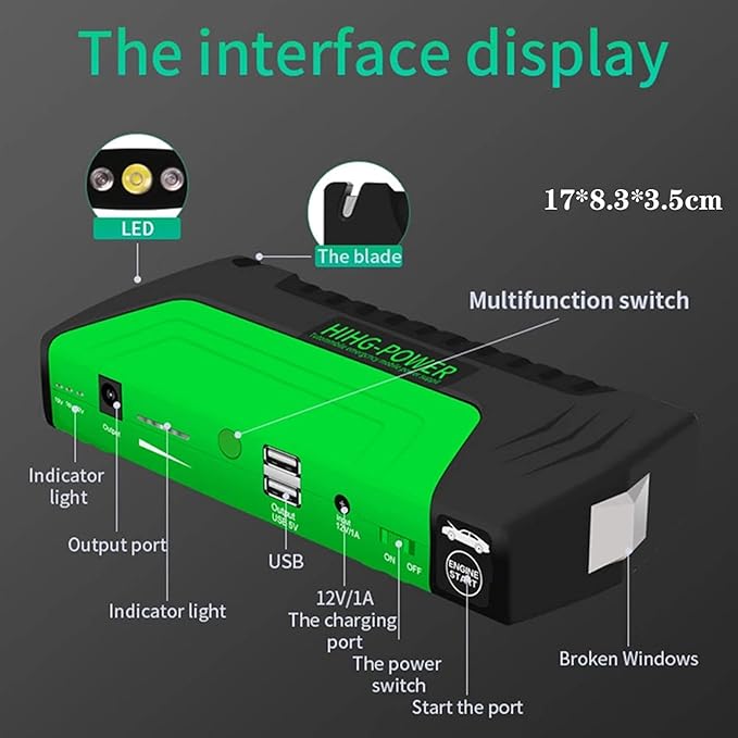 Car Jump Starter Laptop Charger