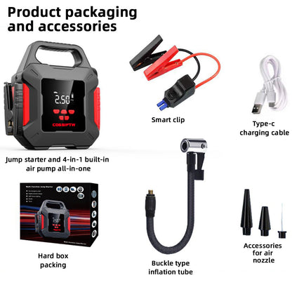 Car Jump Starter Tyre Inflator