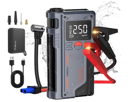 Car Jump Starter with Tyre Inflator