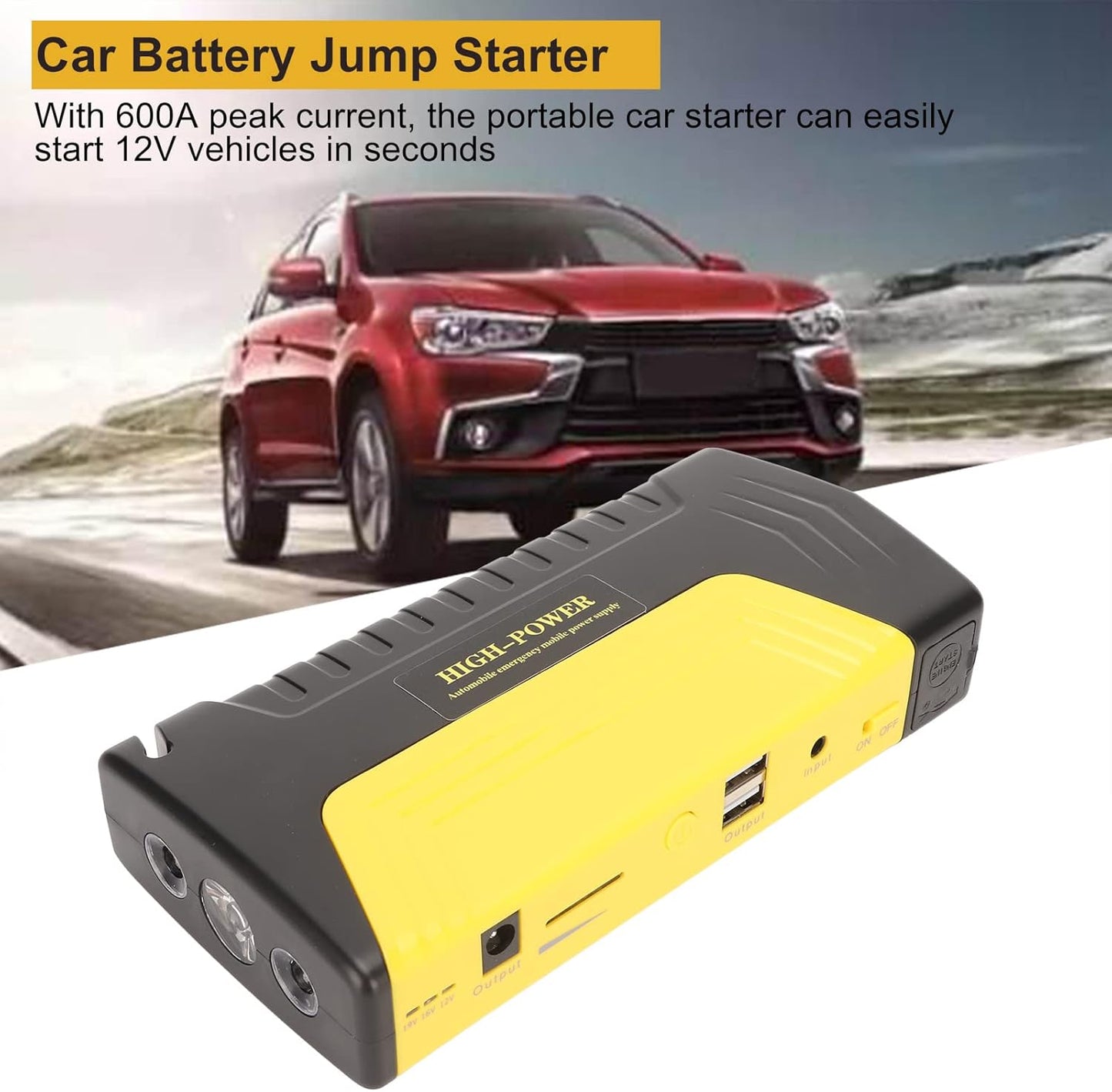 Car Jump Starter Laptop Charger