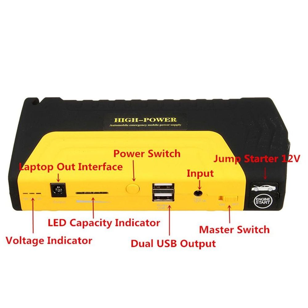 Car Jump Starter Laptop Charger