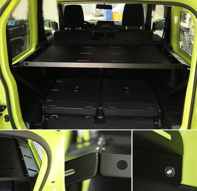 Car Luggage Rack Luggage, Cargo Basket Luggage Rack Fit for Suzuki Jimny JB74 2019 2020 Interior Trunk Shelf Interior Accessories