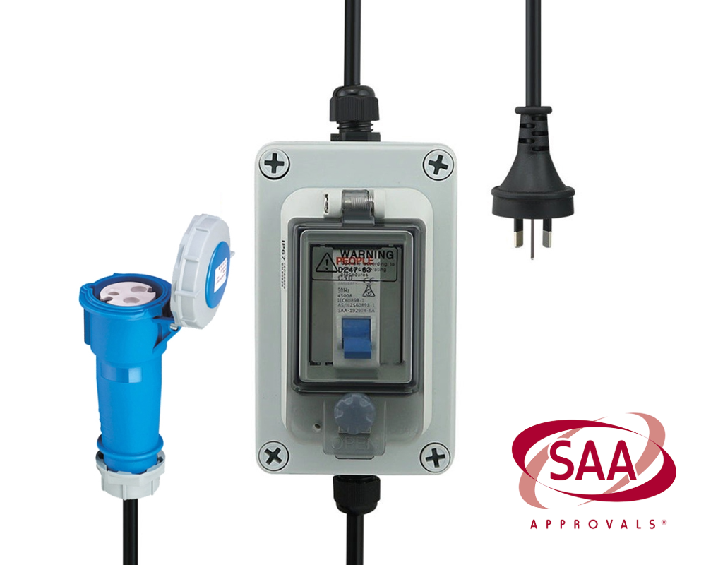 Caravan Extension Cable Adaptor 2m IP67